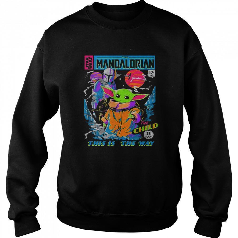 Star Wars The Mandalorian The Child Comic Book Shirt